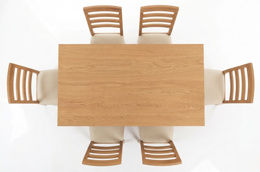 Solid Wood Dining Table & Chairs Set